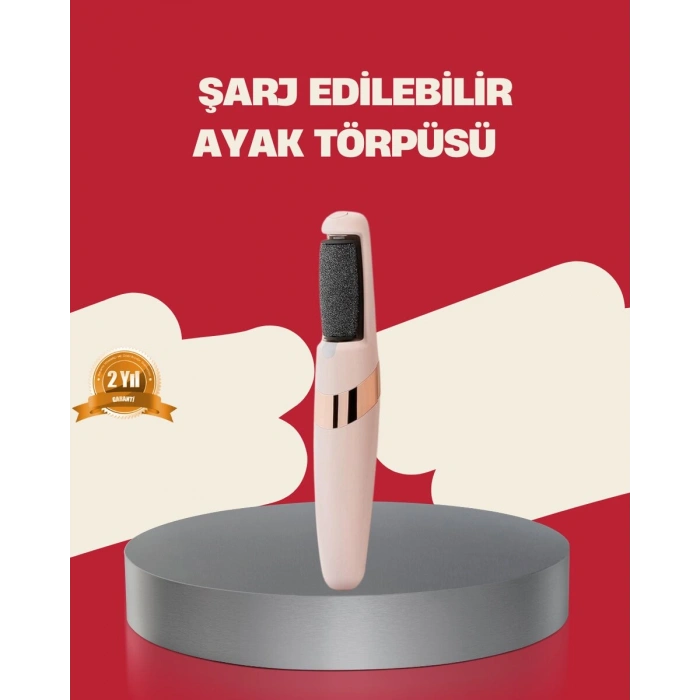 360° Etkili Elektrikli Ayak Bakım Aleti Nasır Giderici