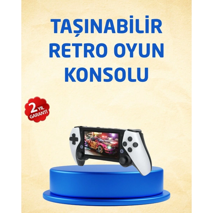 3D Ekranlı Mini Oyun Konsolu + Multimedya