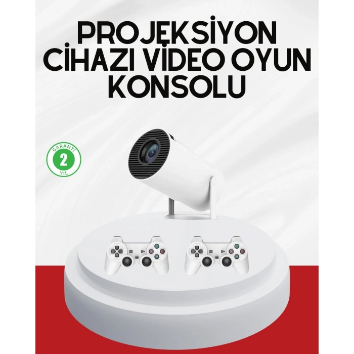 3D Oyun Destekli Kablosuz Ev Sinema Projeksiyon Cihazı