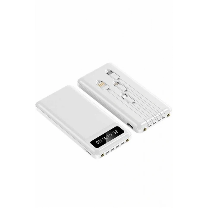 4 Çıkışlı 20.000 Mah Powerbank Uzun Pil Ömürlü Taşınabilir