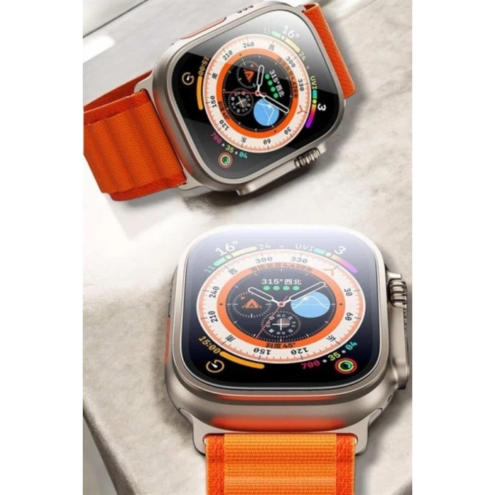 49MM Ekranlı Kan Basıncı ve Adımsayar Özellikli Bluetooth Akıllı Saat