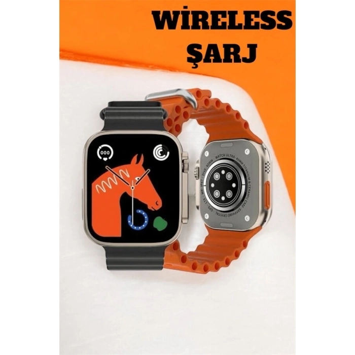 49MM Ekranlı Kan Basıncı ve Adımsayar Özellikli Bluetooth Akıllı Saat