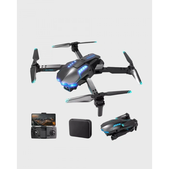 4K Katlanabilir Drone Uzaktan Kontrollü Wi-Fi Görüntü Aktarımlı