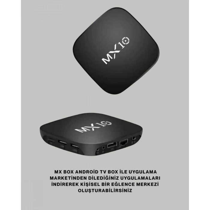 4K Medya Kutusu HDMI-USB Bağlantılı Android TV Çözümü