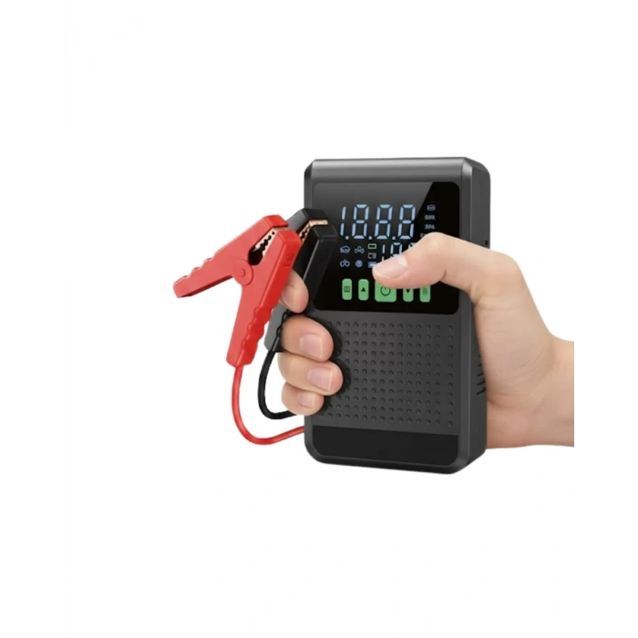 4’ü 1 Arada Jump Starter Hava Kompresörü Powerbank ve LED Fener Yeni Nesil