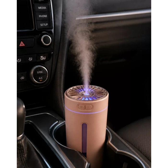 5 Esans Hediyeli RGB Işıklı Şarjlı Hava Nemlendirici Aroma Difüzörü