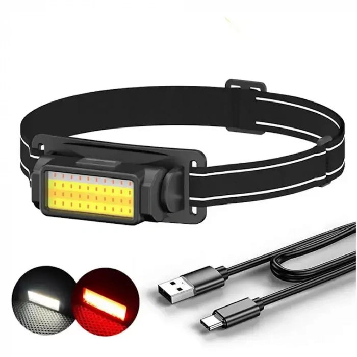 50 COB LED Kafa Lambası Güçlü Aydınlatma Geniş Işık Alanı Yüksek Performans WT-650