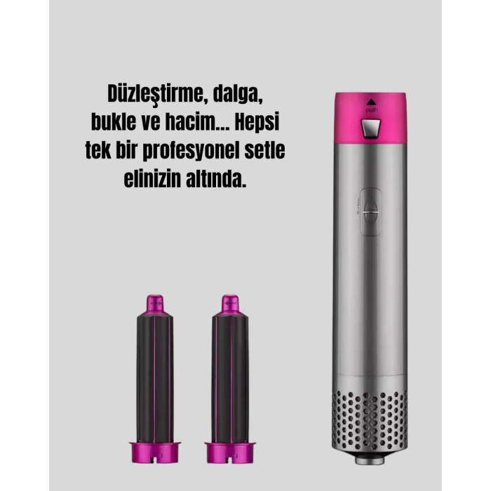 5’i 1 Arada Profesyonel Saç Şekillendirici Tek Cihazla Sınırsız Stil
