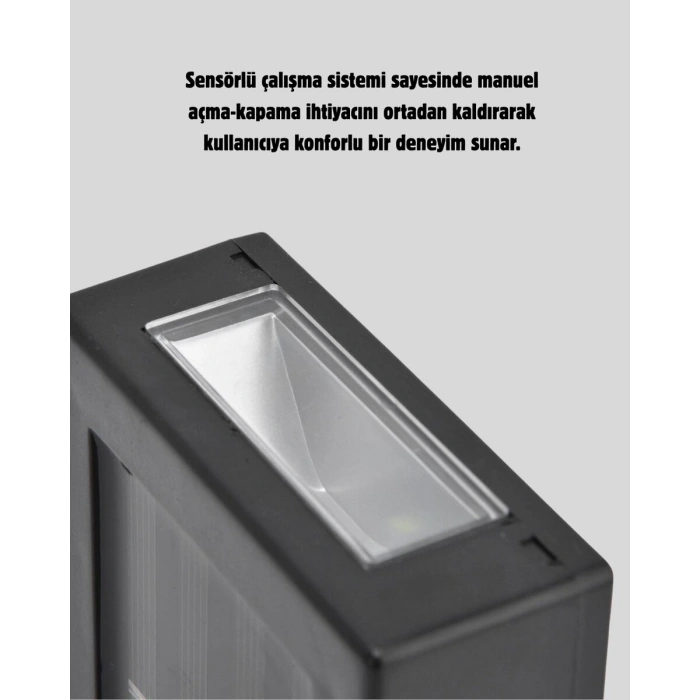 6 LED Güneş Enerjili Sensörlü Lamba – Akıllı Işık Sensörlü Enerji Tasarruflu Bahçe Aydınlatma