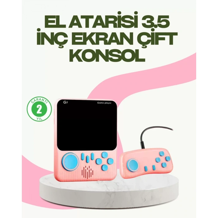 666 Oyunlu Retro Game Console – TV ve Çift Gamepad Desteği
