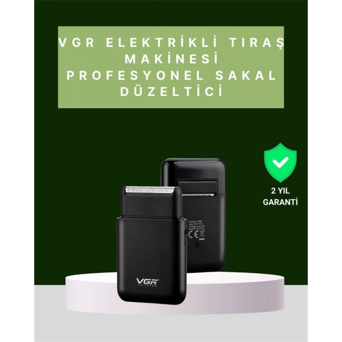 USB Şarjlı Traş Makinesi – Piston + Ağ Başlık 600 mAh Batarya
