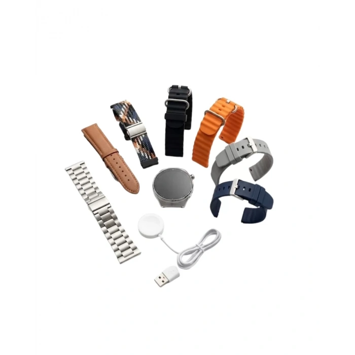 7 Kordonlu Akıllı Saat Bluetooth Arama Bildirim ve Spor Takip Özellikli