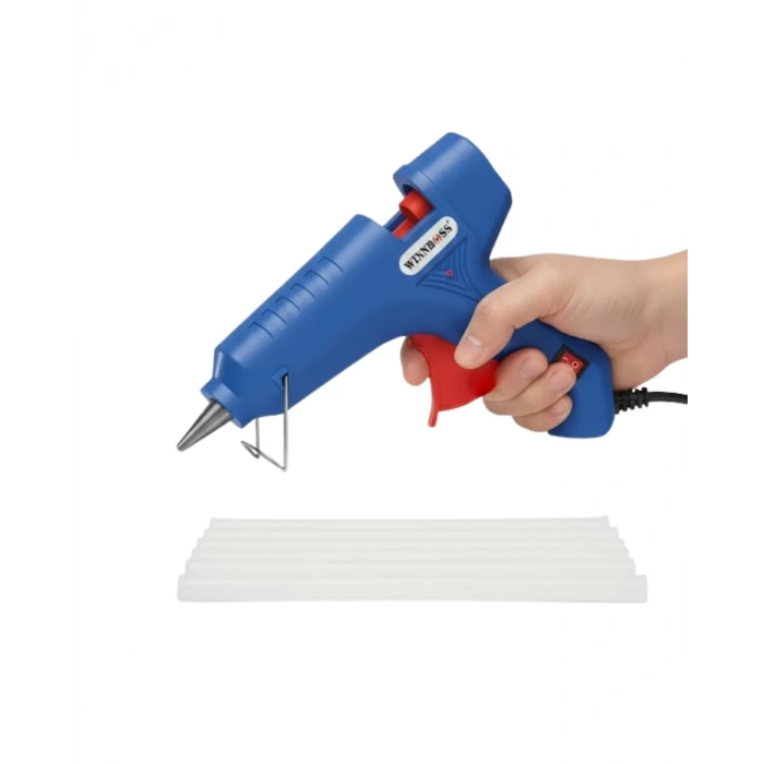 80 W Profesyonel Silikon Tabancası 11 mm Uyumlu 5 Adet Hediye Silikon