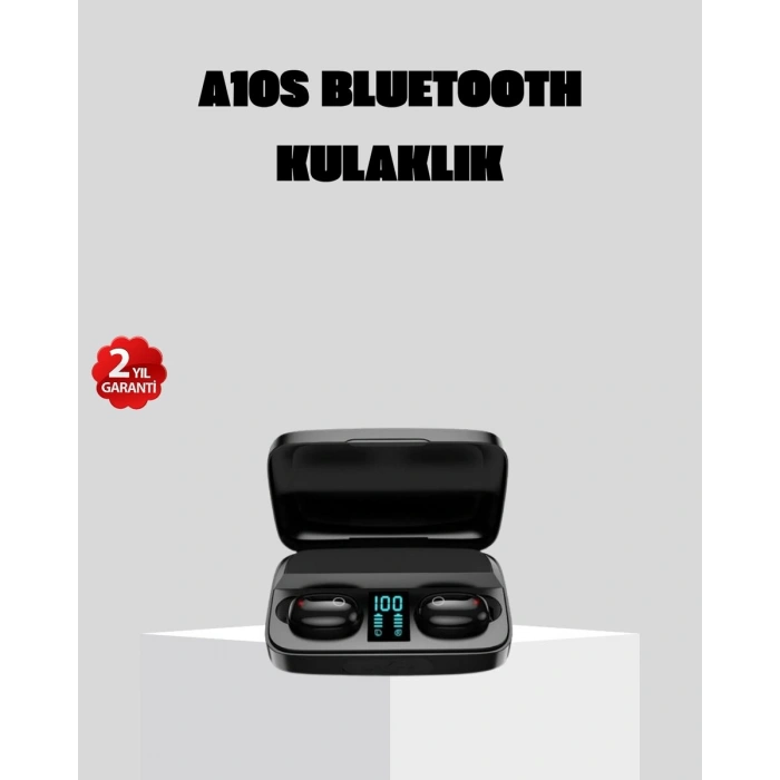 A10s Kablosuz Bluetooth Kulaklık – 1800mAh Powerbank Otomatik Eşleşme iOS/Android Uyumlu