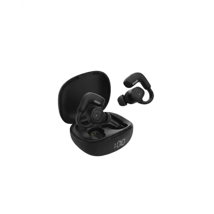 Açık Tasarım Kablosuz Bluetooth Spor Kulaklık LED Ekranlı