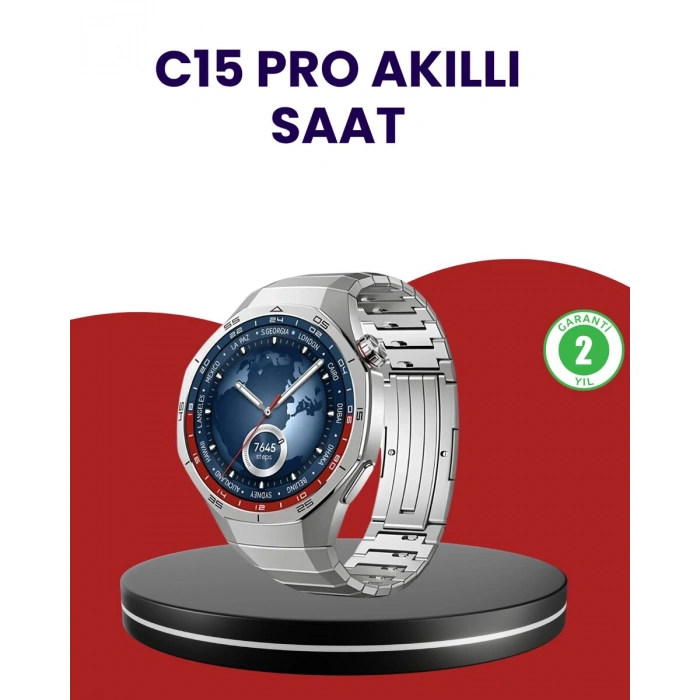 Adım Sayar ve Uyku Takip Özellikli Akıllı Saat
