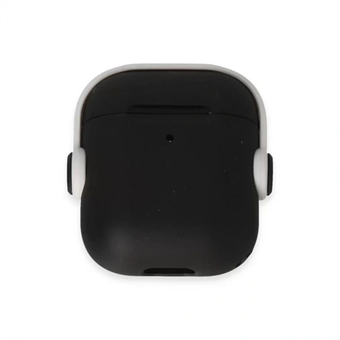 Airpods 2 (2.nesil) Cool Kılıf - Siyah-beyaz