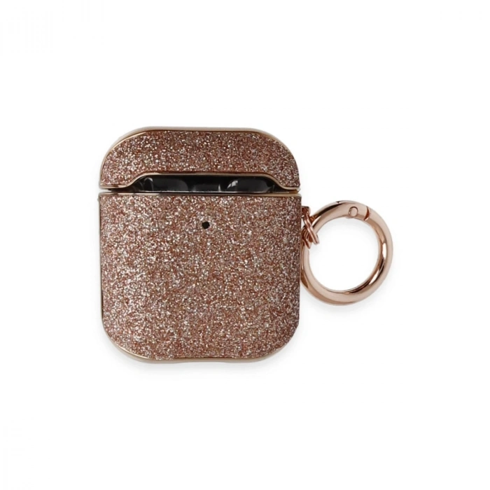 Airpods 2 (2.nesil) Spell Simli Kılıf - Rose Gold