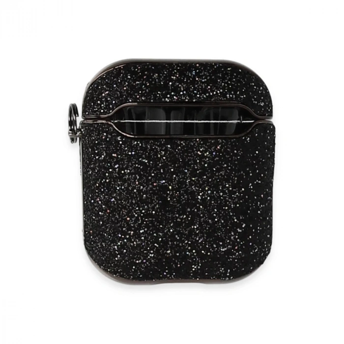 Airpods 2 (2.nesil) Spell Simli Kılıf - Siyah