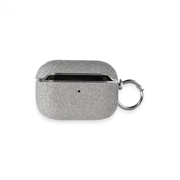 Airpods 3 (3.nesil) Spell Simli Kılıf - Gümüş