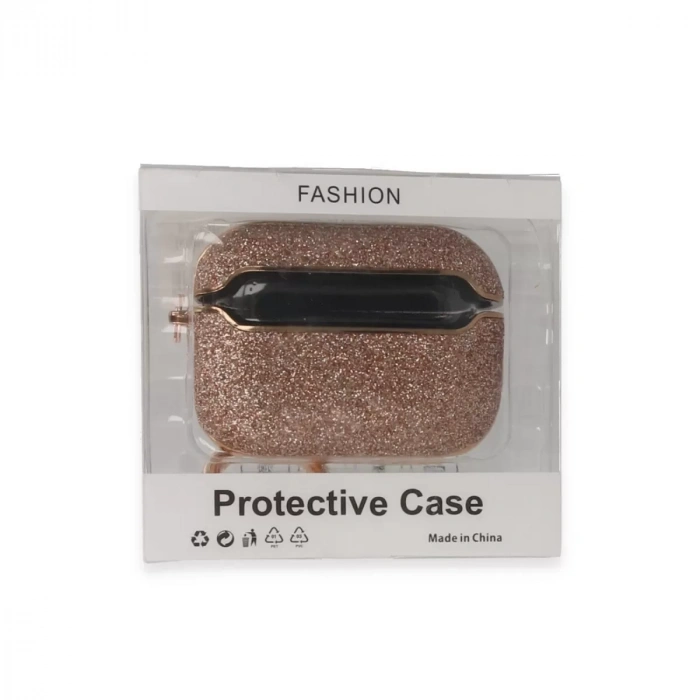 Airpods Pro (1.nesil) Spell Simli Kılıf - Rose Gold