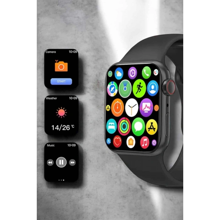 Akıllı Saat 44mm Çelik Kasa OLED Ekran ve Gelişmiş Sağlık Takibi