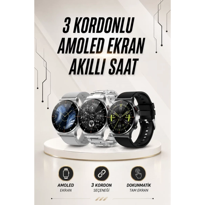 Akıllı Saat Arama Cevaplama Müzik Dinleme GPS Takibi