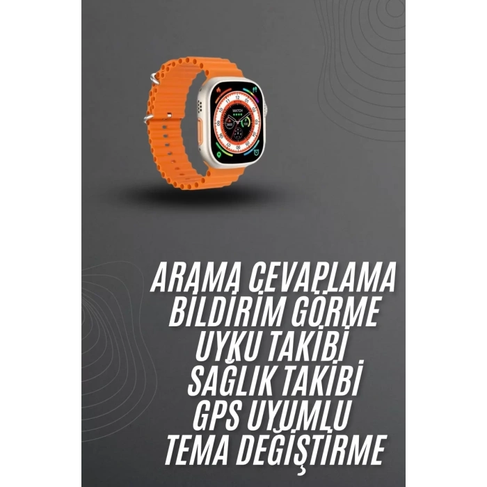 Akıllı Saat Arama Cevaplayan Bildirim Görme Yeni Nesil Bluetooth Bağlantılı