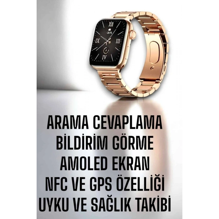 Akıllı Saat Bileklik Hediyeli Uzun Pil Ömrü GPS Takibi