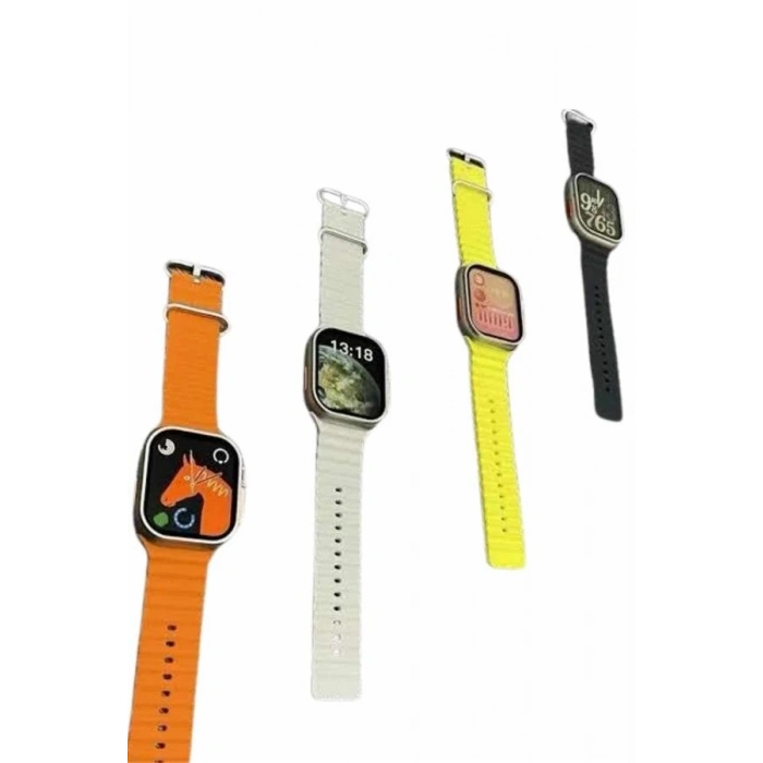 Akıllı Saat Bleutooth Bağlantılı Akıllı Saat Amoled Ekran 49 MM