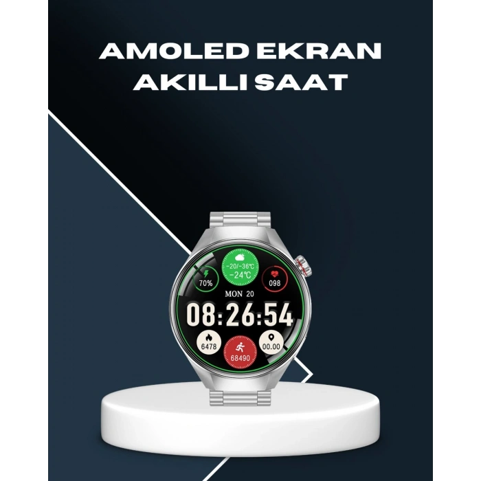 Akıllı Saat Bluetooth Görüşme Destekli – Spor Sağlık ve Bildirim Özellikli