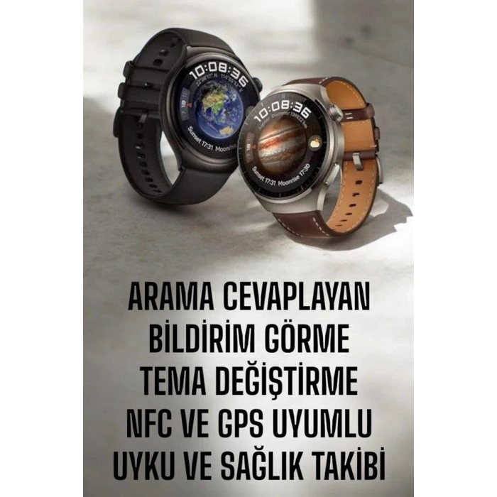 Akıllı Saat Sesli Görüşme NFC Uyumlu Bildirim Görme ve Uyku ve Sağlık Takibi
