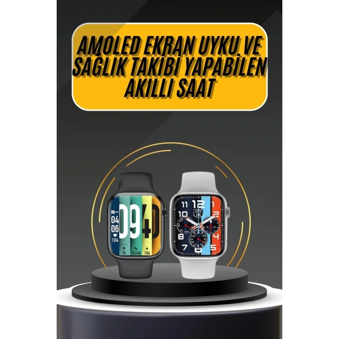 Akıllı Saat Yeni Nesil Android ve İOS Uyumlu Titreşim Modlu Alarm Kronometre