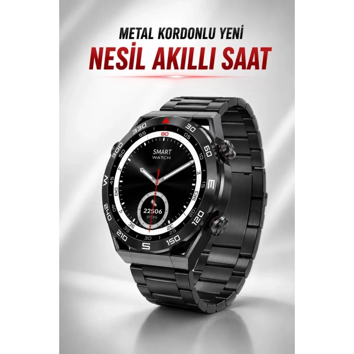 Akıllı Saat Yeni Nesil Bluetooth Bağlantılı Uyku ve Sağlık Takibi NFC ve GPS