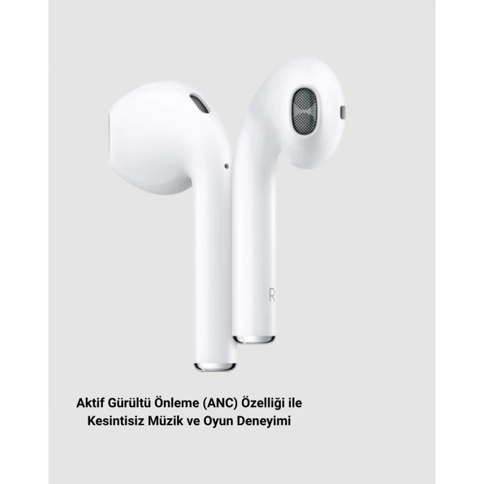 Aktif Gürültü Önlemeli RGB Işıklı Kablosuz Kulak Üstü Kulaklık