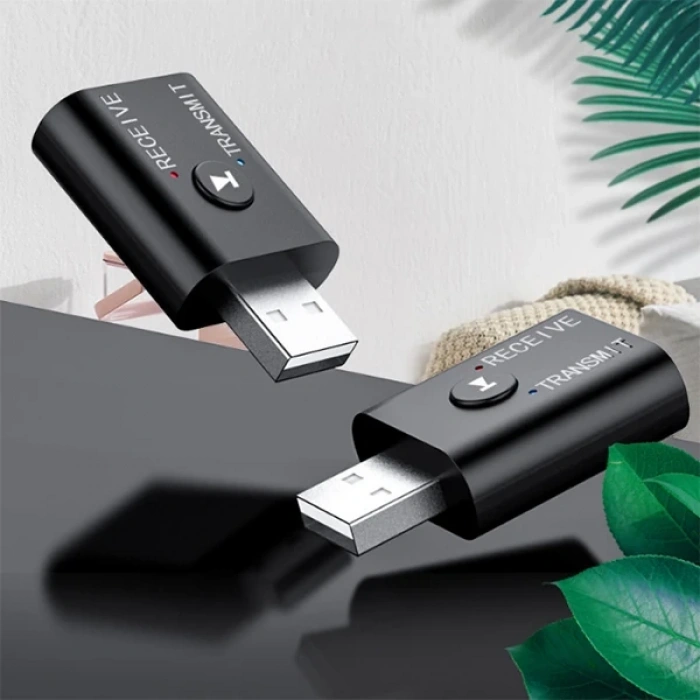 ALLY 2in1 Bluetooth 5.0 Mini USB Adaptör+Fm Transmitter-(5775)