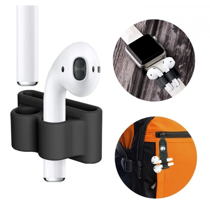 Ally Airpods  Silikon Saat Tutucu-(5775)