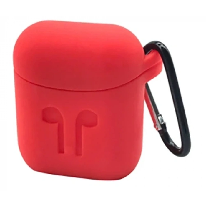Ally Apple Airpods İçin  Silikon Kılıf Anahtarlıklı-(5775)