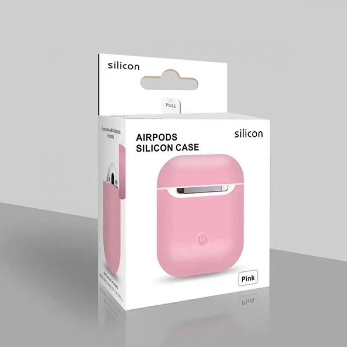 Ally Apple Airpods İçin Soft Silikon Tam Kaplayan Kılıf-(5775)