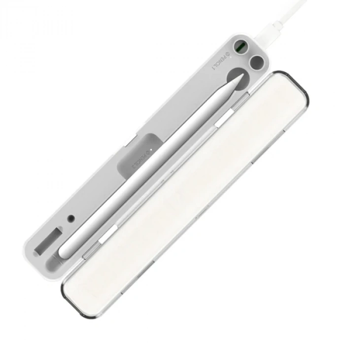 ALLY Apple Pencil İçin Taşınabilir Şarjlı Kalem Kutusu-(5775)