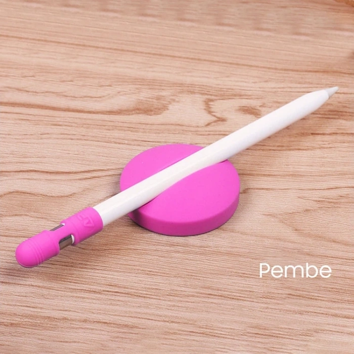Ally Apple Pencil Kalem Silikon Kılıf Ve Stand-(5775)