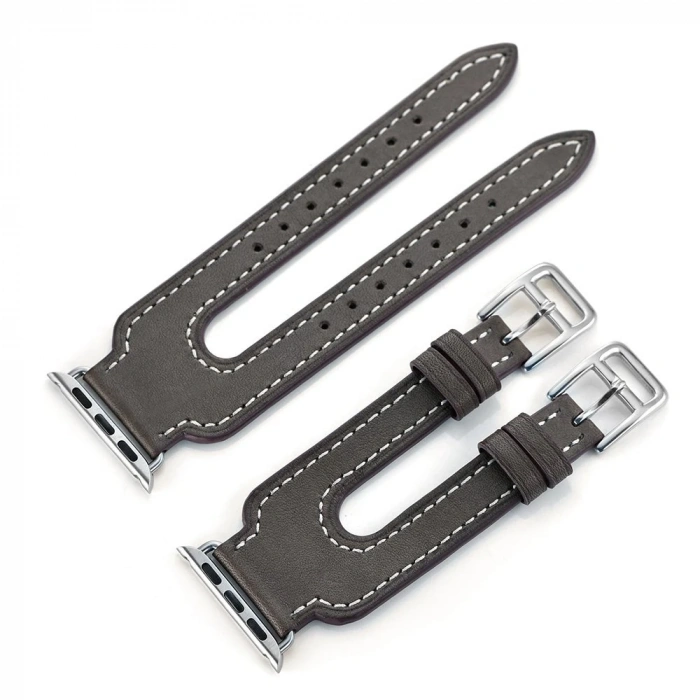 Ally Apple Watch 7-8 41mm 6-5-4 40mm Çift Kayış Kordon Kayış 3-2-1 38mm-(5775)