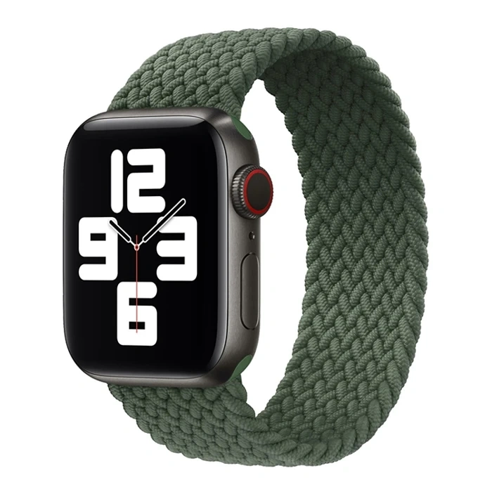 Ally Apple Watch 7-8 41mm 6-5-4 40mm Single loop Plastik Kayış Kordon 3-2-1 38mm-(5775)