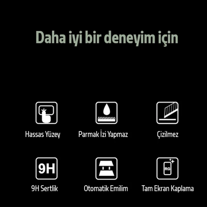 Ally Full Kaplama iPhone 13 Mini 5.4 Full Glue Cam Ekran Koruyucu-(5775)