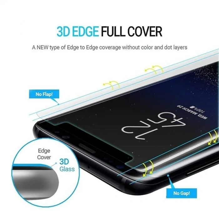 Ally İPhone 11 Pro Max/ Xs Max Full Liquid+Uv Işık 3D Kırılmaz Cam Ekran Koruyucu-(5775)