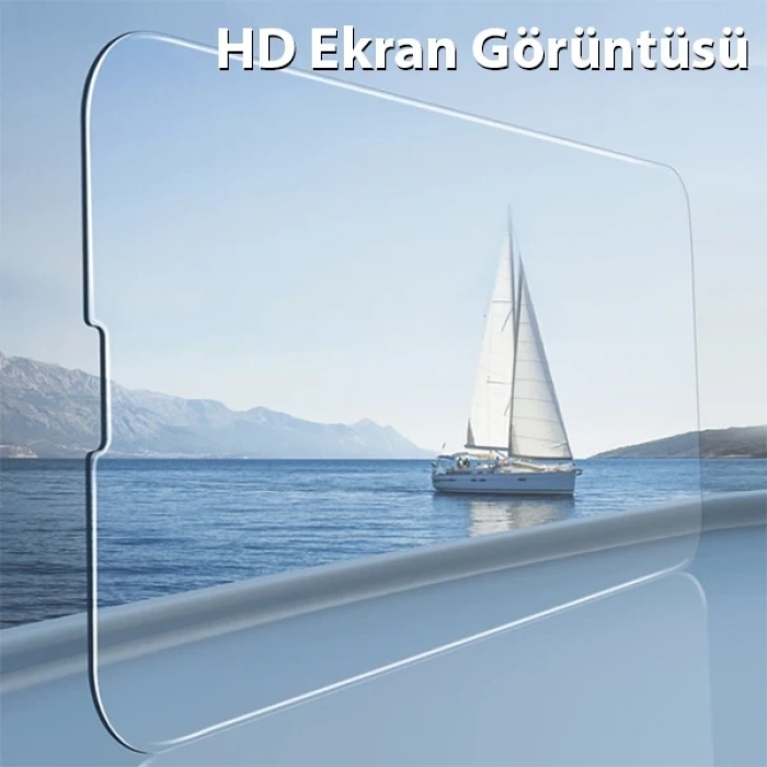 ALLY iPhone 13 Pro Max Tempered Kırılmaz Cam Ekran Koruyucu-(5775)