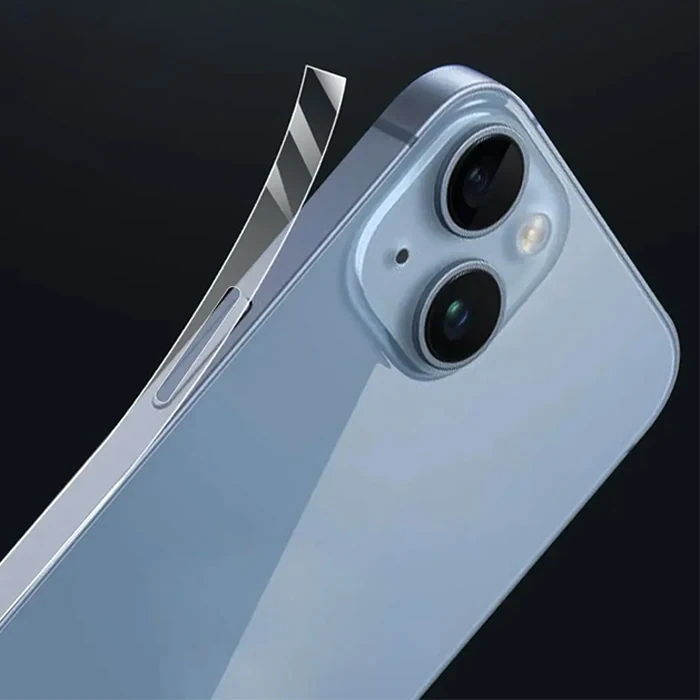 ALLY iPhone 14 Pro Max Hidrojel Hayalet Yan Alt Üst Kaplama Koruyucu Film-(5775)