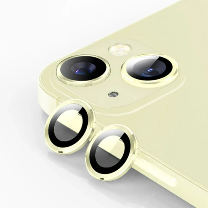 ALLY iPhone 15/15 Plus Tempered Kamera Lens Koruma Camı-(5775)