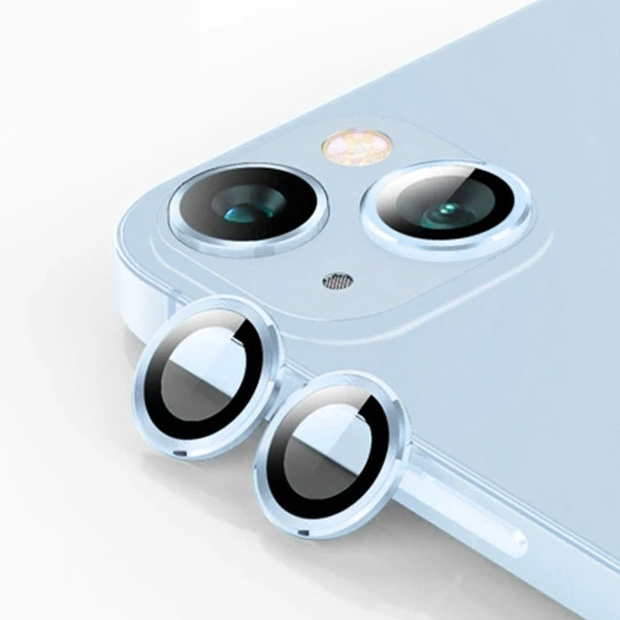 ALLY iPhone 15/15 Plus Tempered Kamera Lens Koruma Camı-(5775)