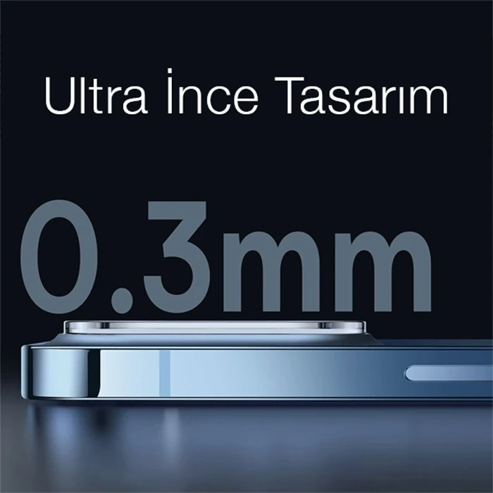Ally iPhone 15 Pro-15 Pro Max Premium Kamera Lens Koruma Camı-(5775)
